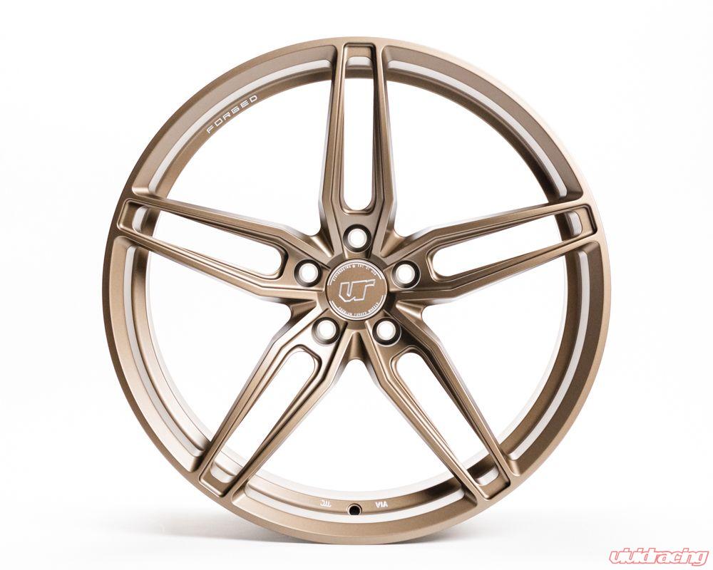 VR Forged D10 Wheel Package Nissan GT-R 20x10 20x12 Satin Bronze - 0