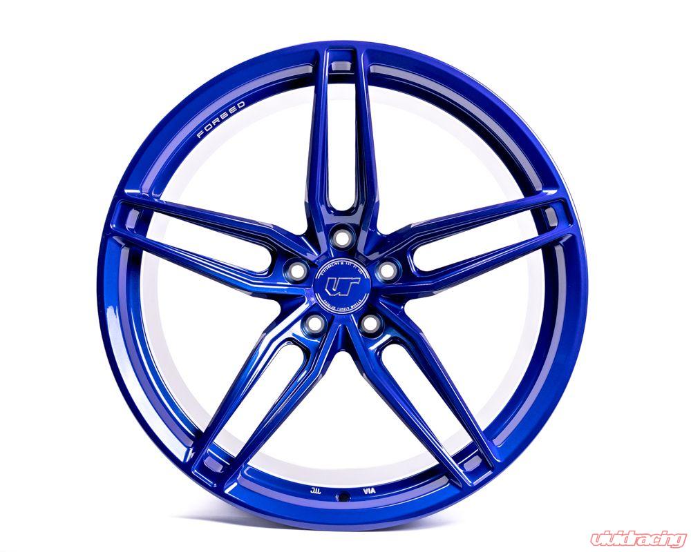 VR Forged D10 Wheel Package Nissan GT-R 20x10 20x12 Dark Blue - 0