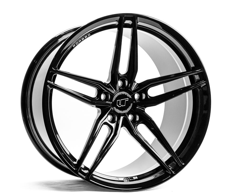 VR Forged D10 Wheel Package Corvette C6 C7 Z06 19x10 20x12.5 Gloss Black