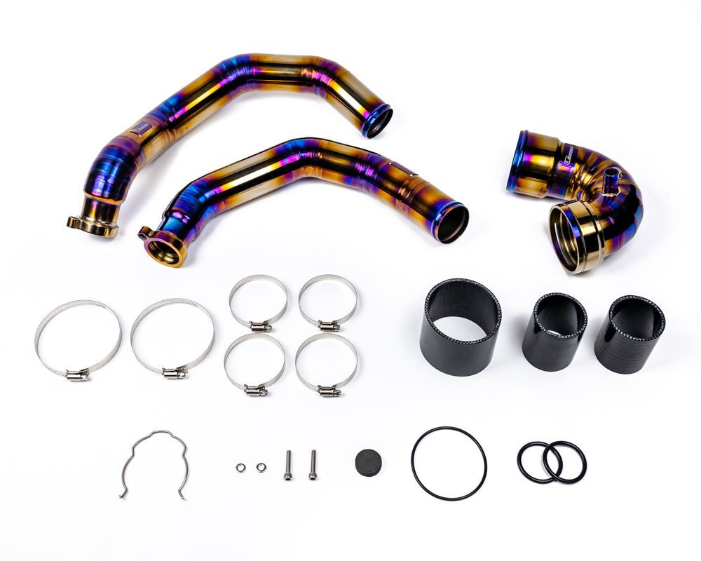 VR Performance Titanium Chargepipes and J-pipe BMW M3 |  M4 |  M2C | F8x 2015-2021