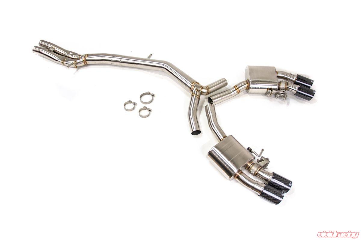 VR Performance Audi RS5 B9 Stainless Valvetronic Exhaust System with Carbon Tips