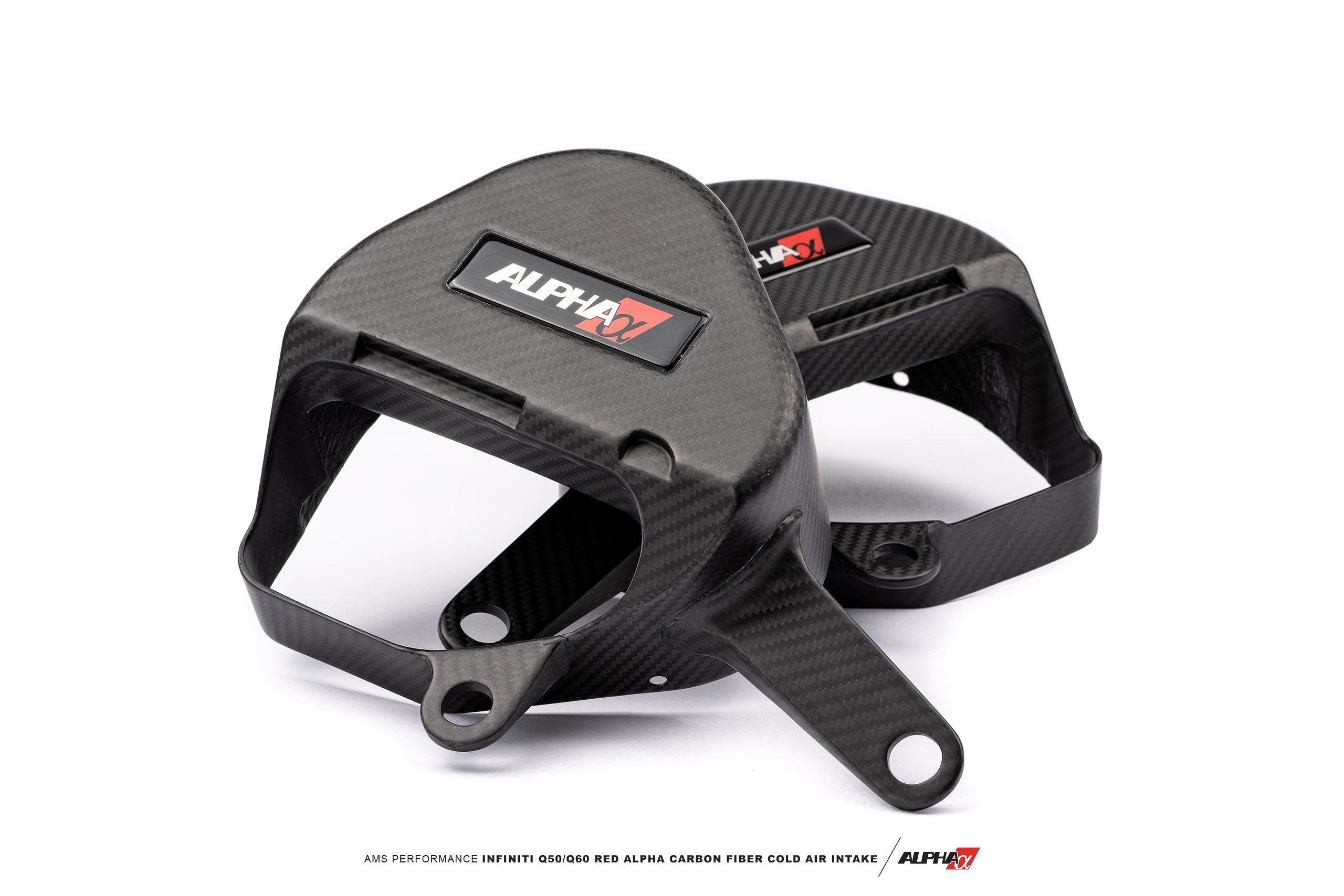 AMS Performance INFINITI Q50/Q60 Red Alpha Carbon Fiber Cold Air Intake Kit