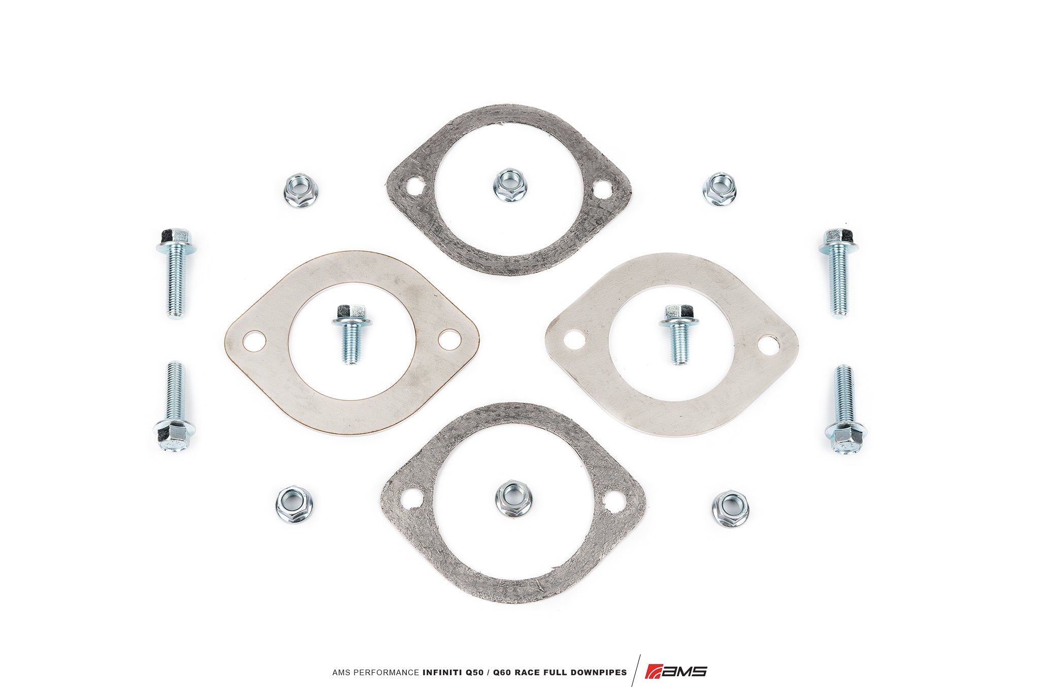 AMS PERFORMANCE VR30DDTT RACE FULL DOWNPIPES