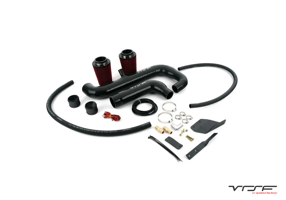 VRSF Relocated Silicone High Flow Inlet Intake Kit N54 07-10 BMW 135i/335i