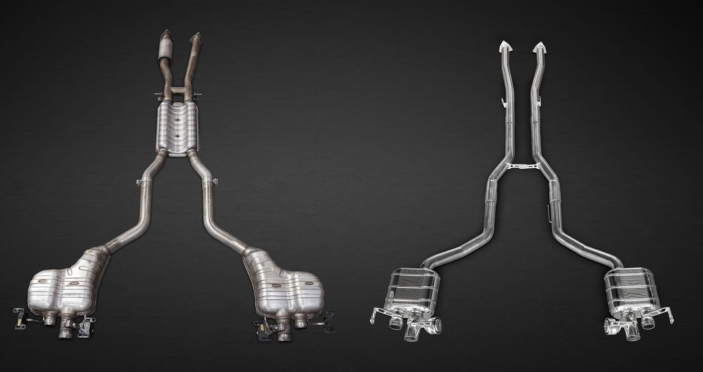 Bentley Continental GT V8 (S) Valved Exhaust System (No Remote)