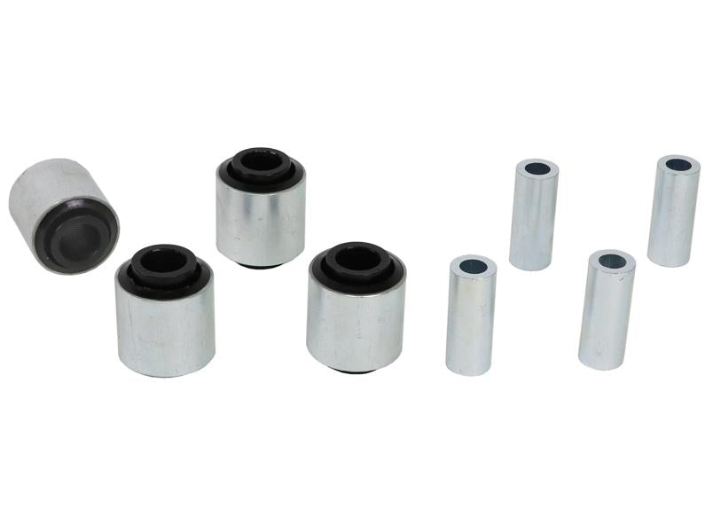 Whiteline Plus 5/95-03 Infiniti QX4 / 8/86-8/95 Pathfinder Rear Trailing Arm - Upper & Lwr Bushing - 0