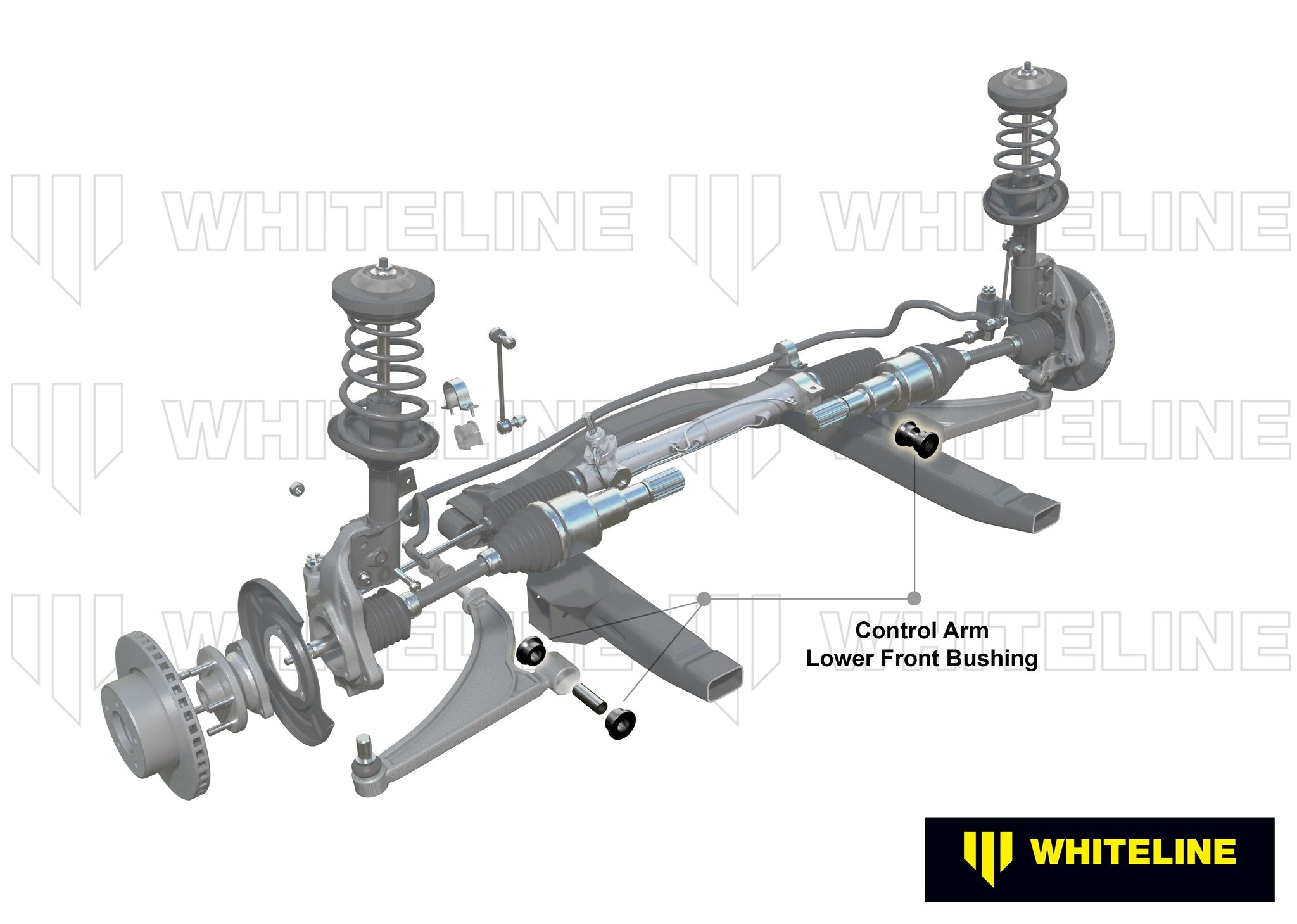 Whiteline Plus 05/05+ Ford Focus / 04-03/08 Mazda 3 Lower Inner Front Control Arm Bushing Kit