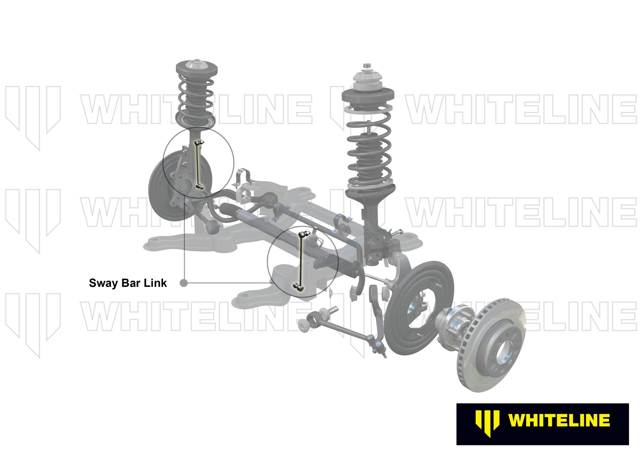 Whiteline 10+ Chevy Camaro FR Coupe Front Sway Bar - Link Assy H/D Adj Steel Ball (380mm C to C)