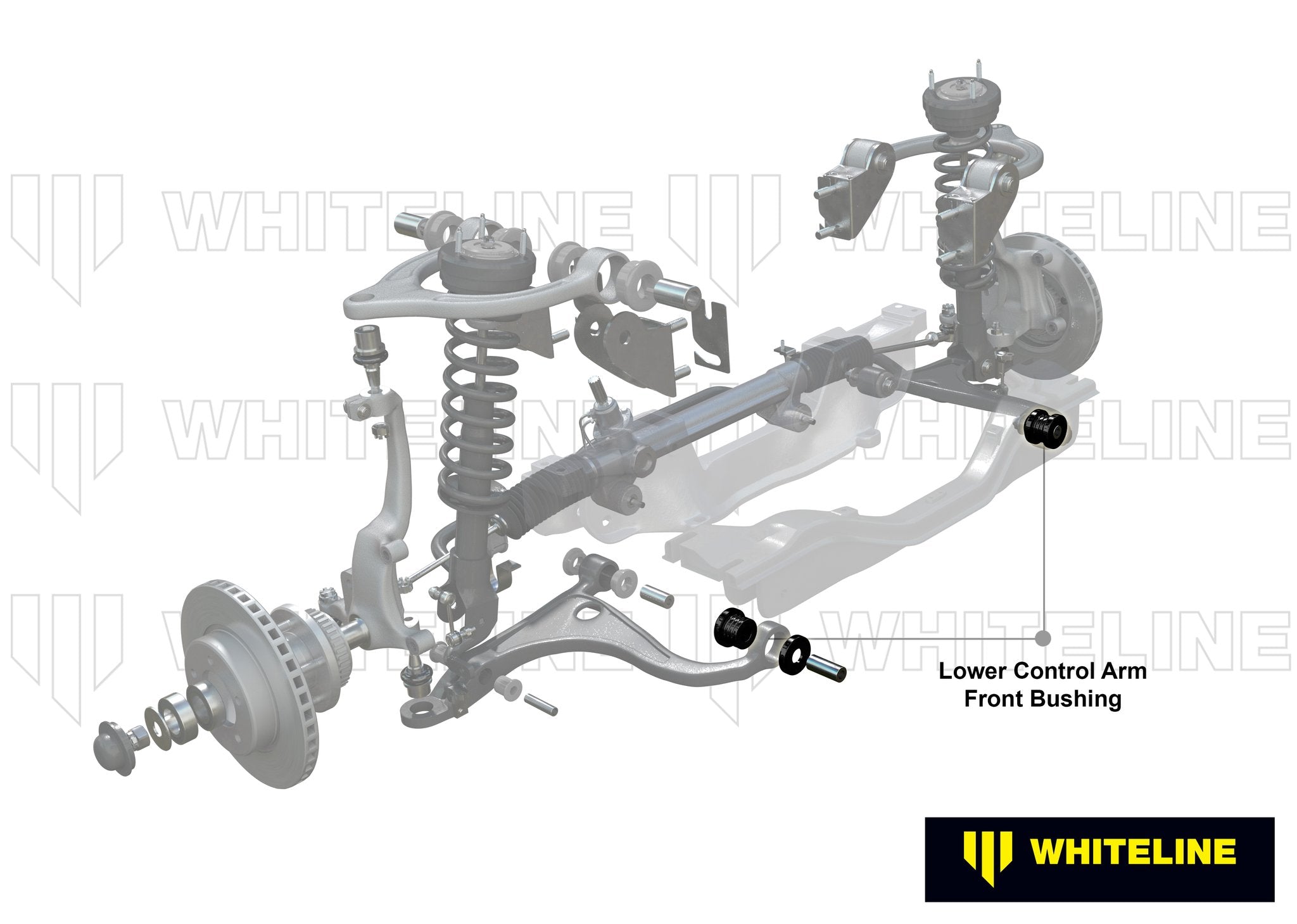 Whiteline Plus 1/93-02 Toyota Supra Front Control Arm - Lower Inner Front Bushing Kit - 0