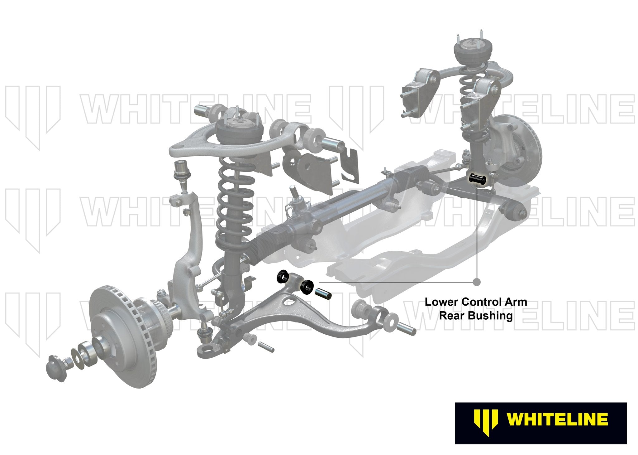 Whiteline Plus 1/93-02 Toyota Supra Front Control Arm - Lower Inner Rear Bushing Kit - 0