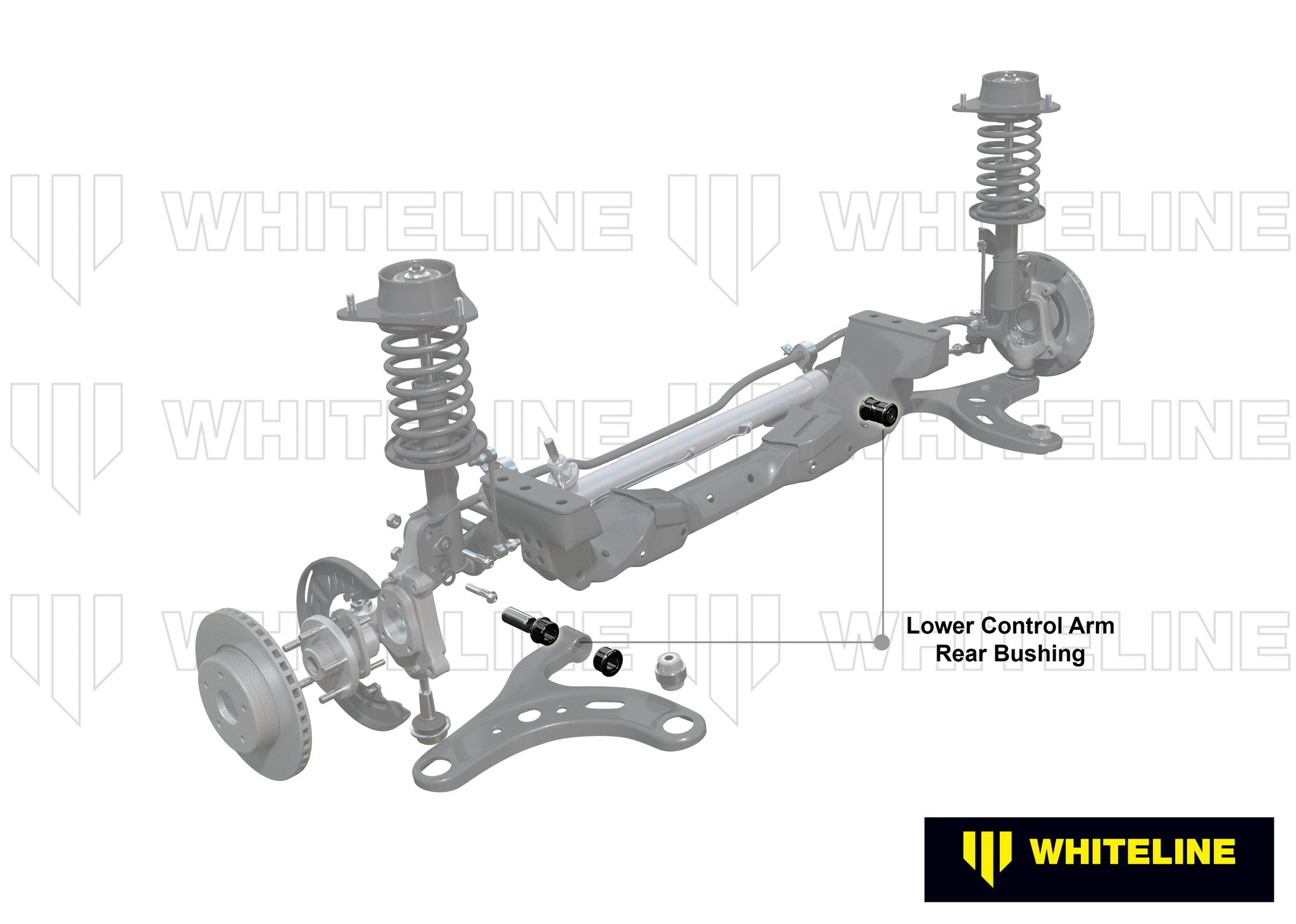 Whiteline 12+ Subaru BRZ / 12+ Scion FR-S / 12+ Toyota 86 Front C/Arm - Lwr Inner Rear Bushing Kit - 0