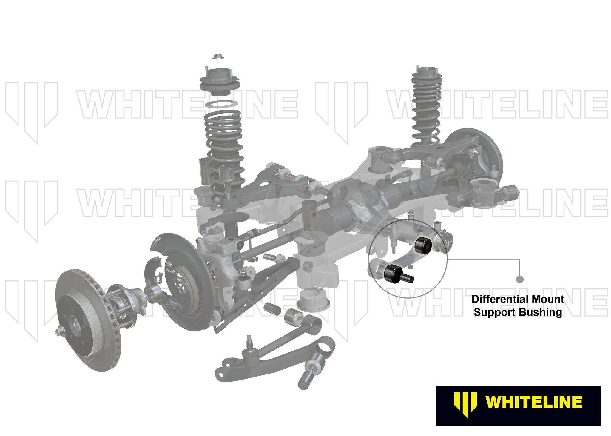 Whiteline 08+ Impreza / WRX / STi Front Differential Positive Power Kit