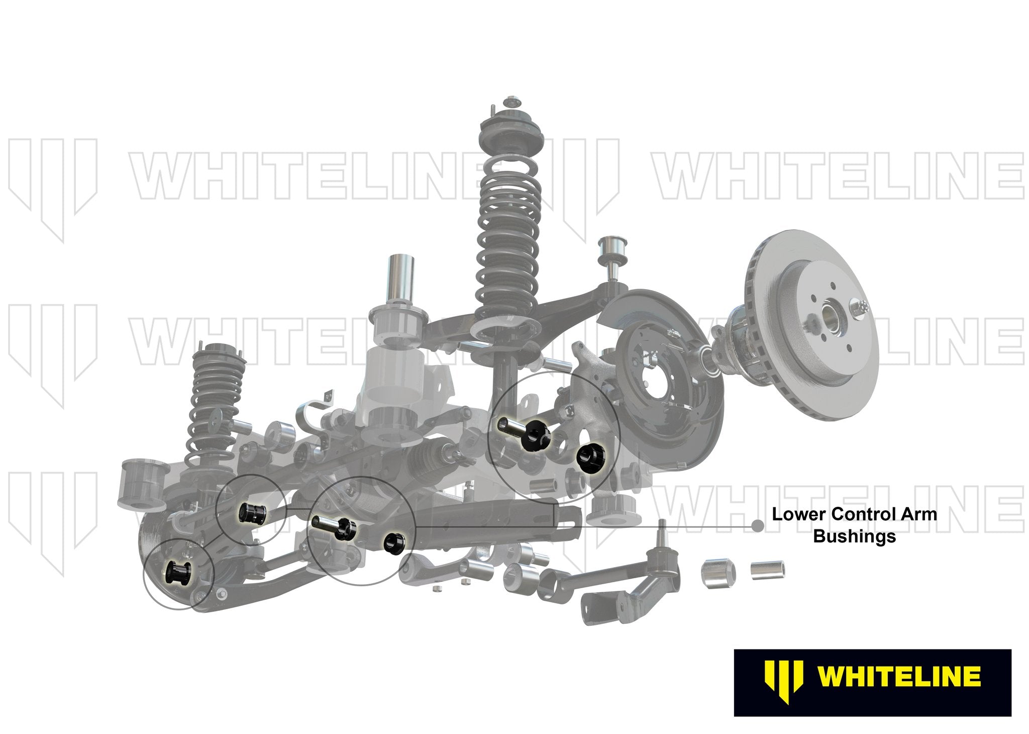 Whiteline 00-09 Honda S2000 Rear Control Arm Lower Inner Rear Bushing Kit - 0