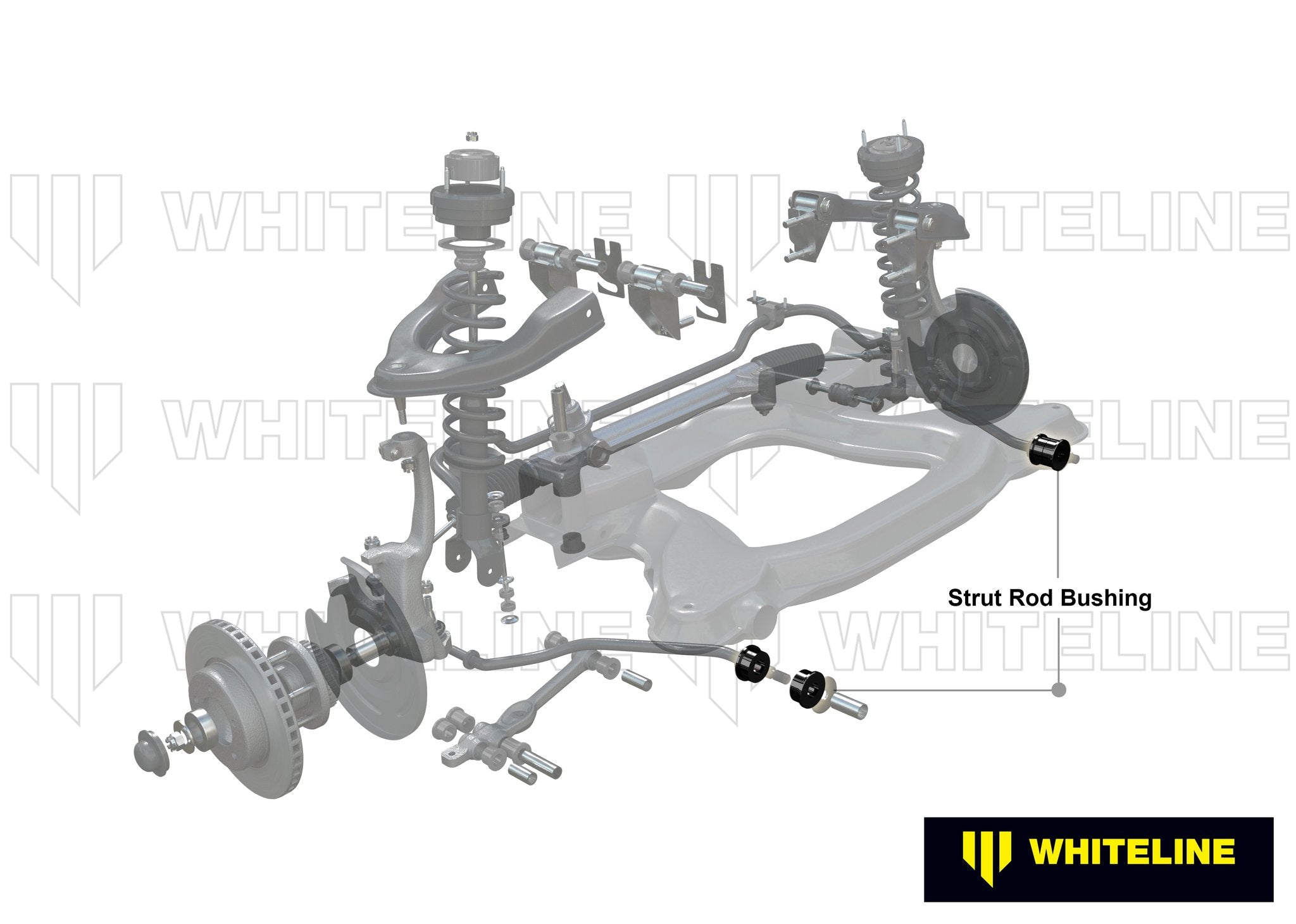 Whiteline Plus Nissan 350Z/Infiniti G35 Radius Rod to Chassis/Compression Rod Bushing