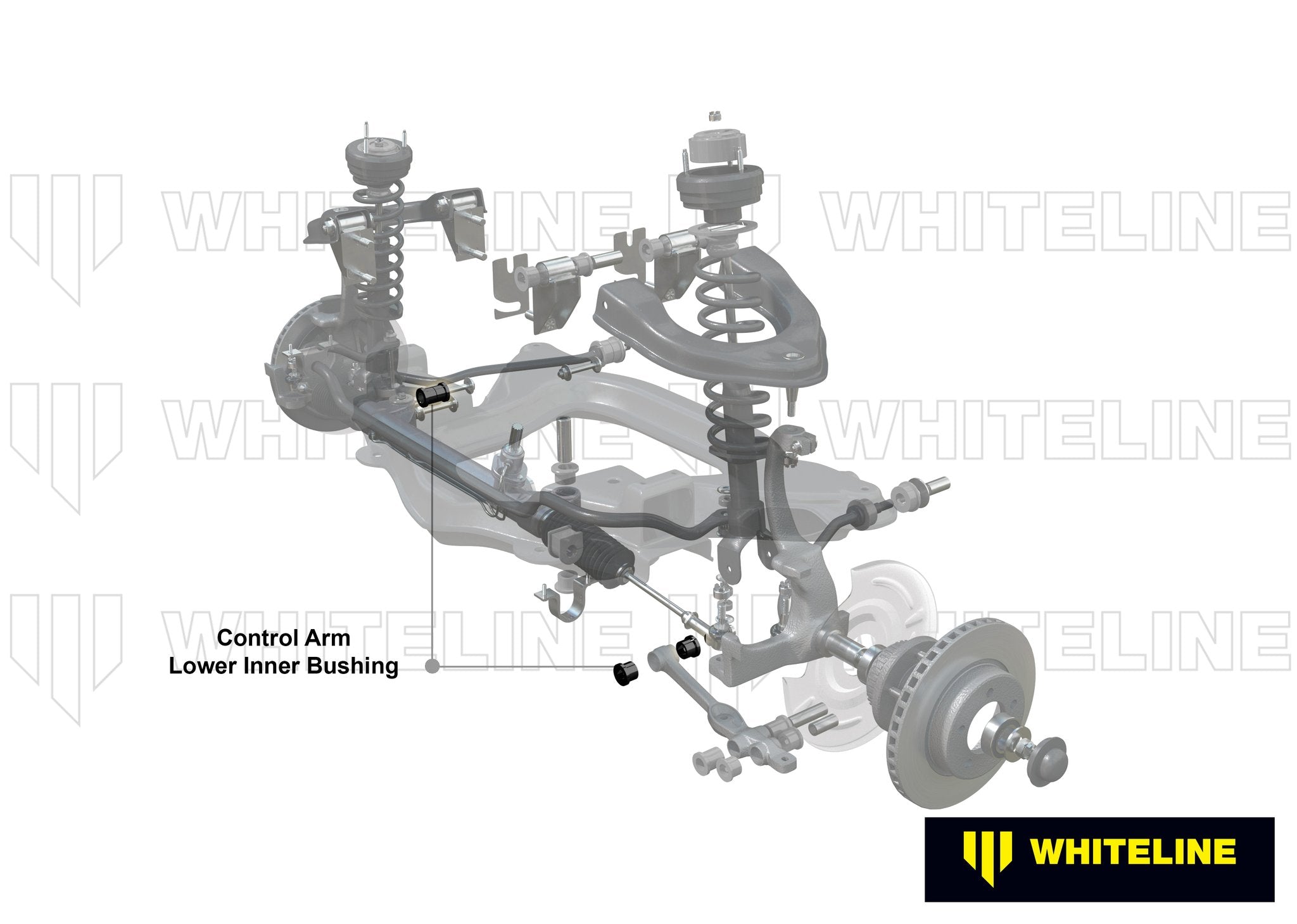 Whiteline Plus 03+ Nissan 350z / Infiniti G35 Front Lower Inner Control Arm Bushing Kit - 0