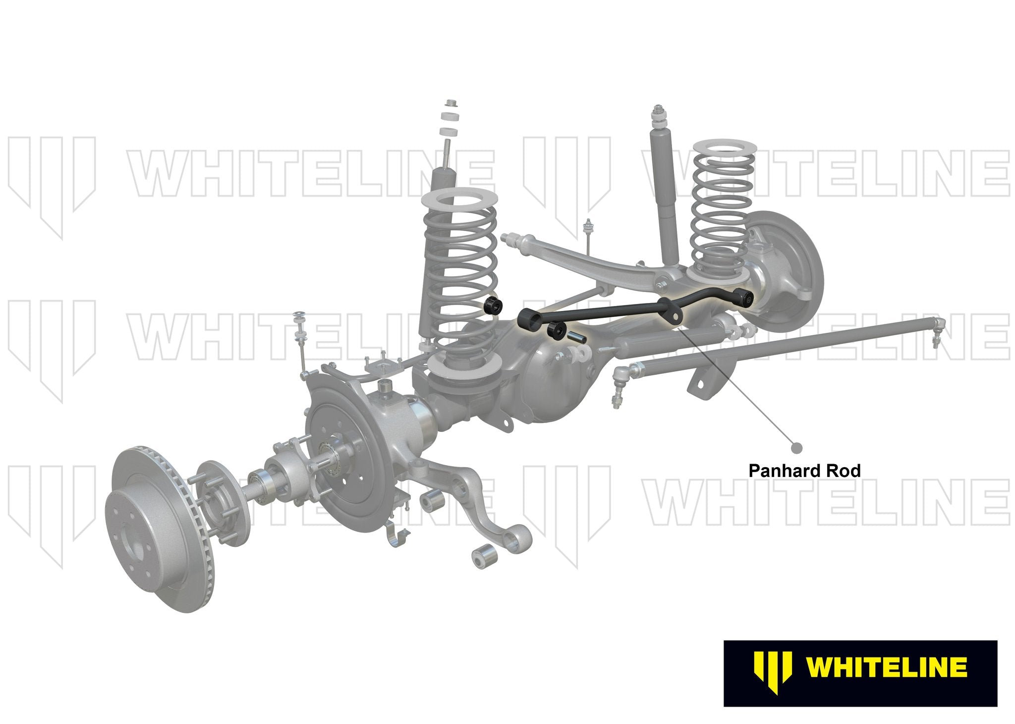 Whiteline Plus 1/90-10/07 Toyota Landcruiser Front Adjustable Panhard Rod Kit - 0