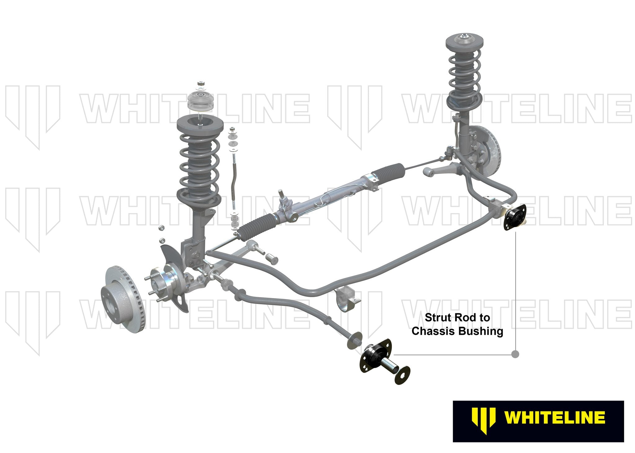 Whiteline 81-85 Toyota Corolla (KE70/KE71/AE70/AE71) Front Strut Rod to Chassis Bushing - 0