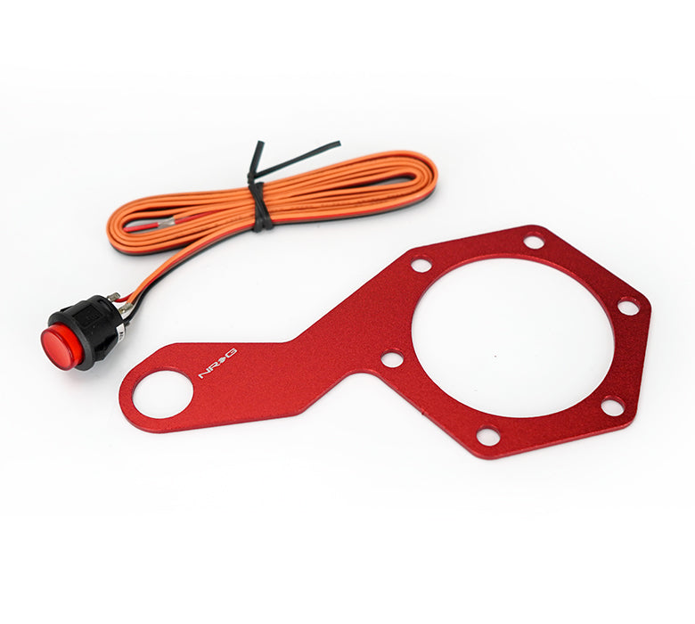 NRG Steering Single Switch - Extended Kit Red - 0