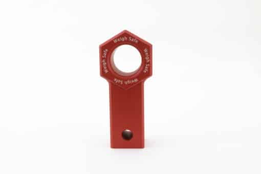 Weigh Safe Towing Recovery - Cerakote Aluminum Soft Shackle Hitch Ring - Red - 0