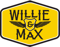 Willie & Max Universal Braided Straight Saddlebags (14.5 in L x 12 in W x 5.5 in H) - Black