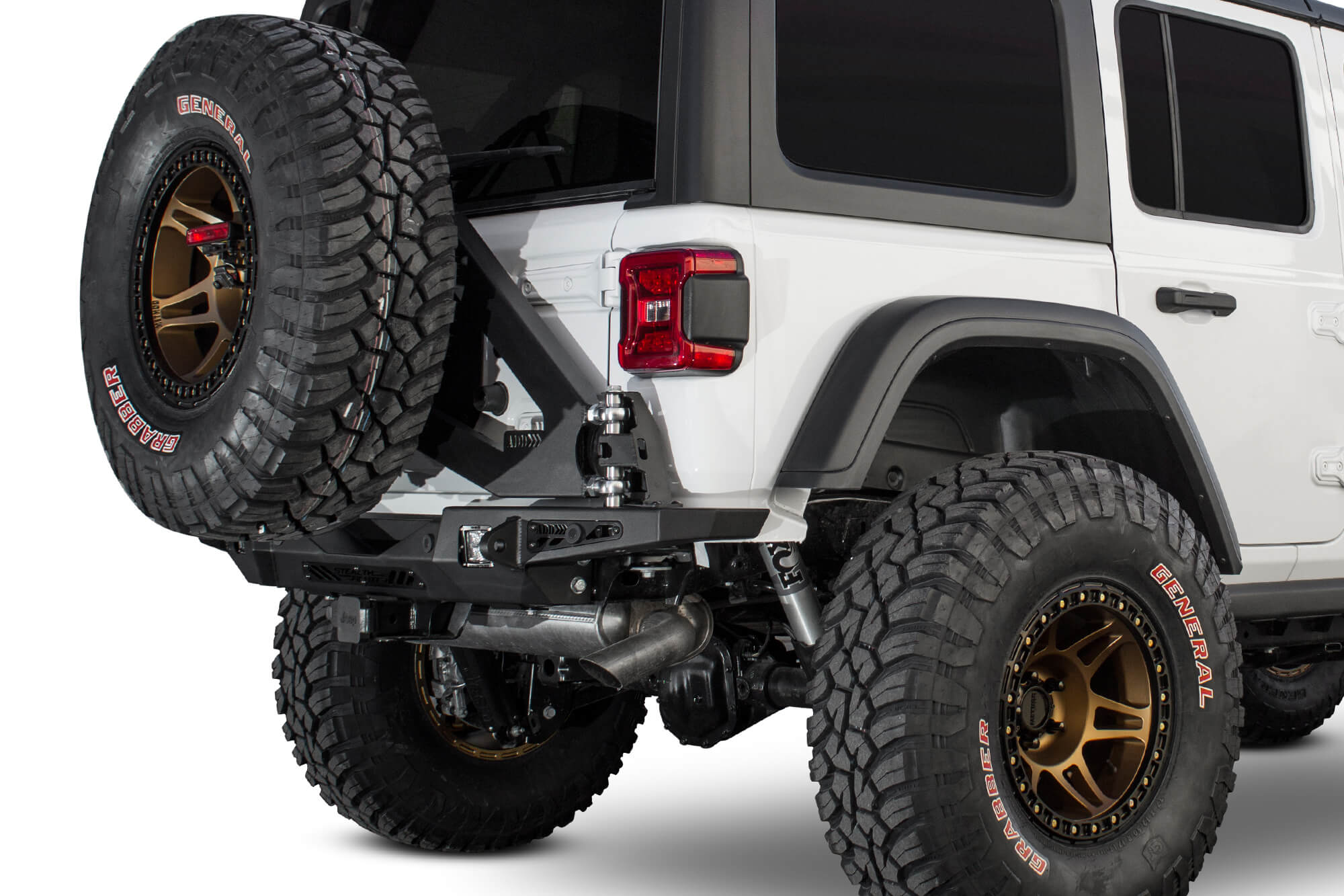 2018 - 2021 Jeep Wrangler JL Stealth Fighter Rear Bumper