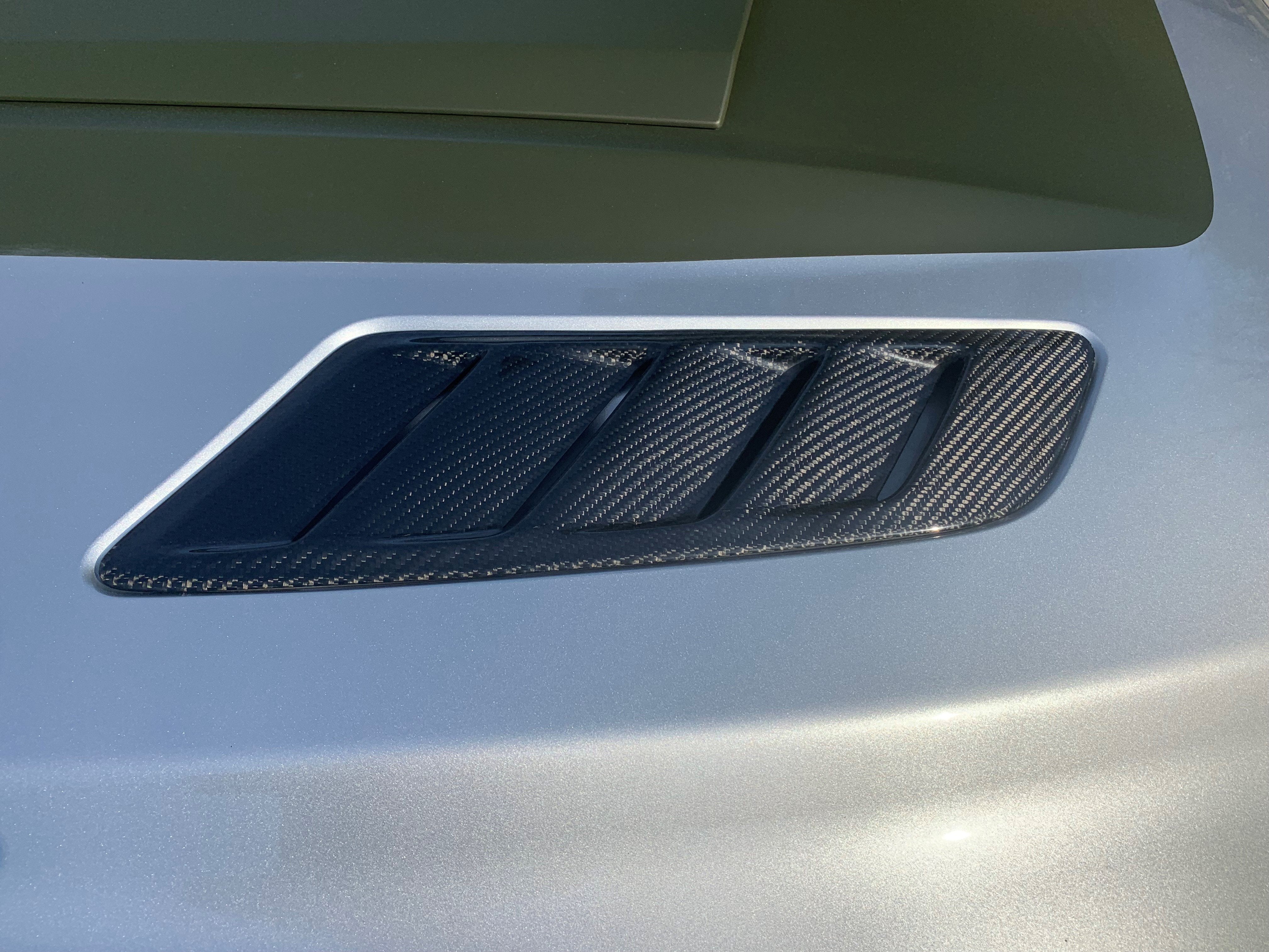 Anderson Composites 2015-2017 Ford Mustang Type-AB Carbon Fiber Hood Vents