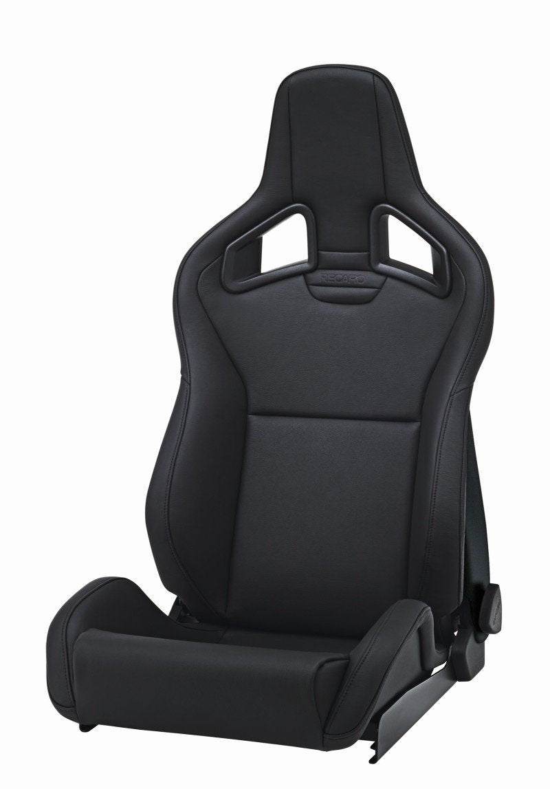 RECARO SEAT SPORTSTER CS Vinyl black w/ Black suede insert LEFT