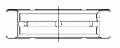 ACL Subaru EJ20/EJ22/EJ25 (For Thrust in #5 Position) 0.025mm Oversized High Performance Main Bearin