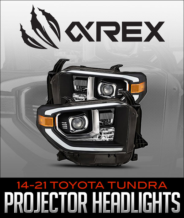 ALPHAREX PRO-SERIES G2 PROJECTOR HEADLIGHTS: 2014–2021 TOYOTA TUNDRA