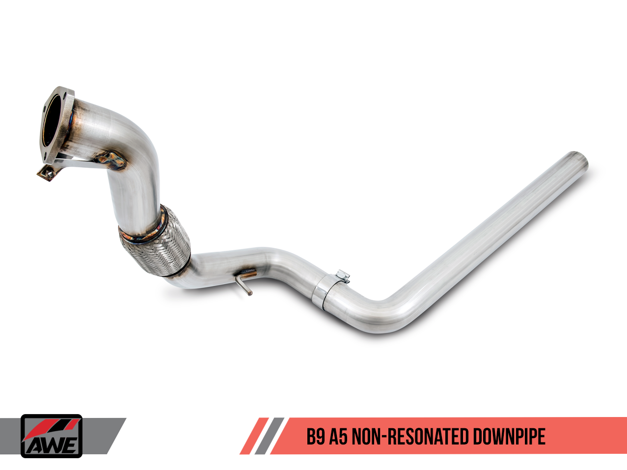 AWE Touring Edition Exhaust for B9 A5, Dual Outlet - Chrome Silver Tips (includes DP)