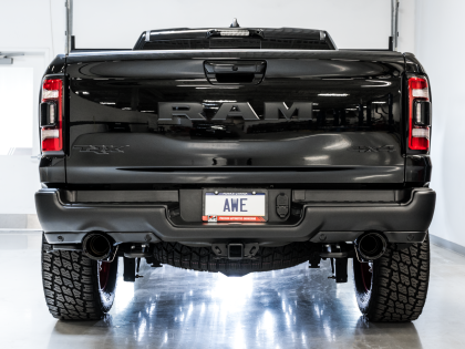 AWE 0FG Catback Exhaust for RAM TRX - Diamond Black Tips