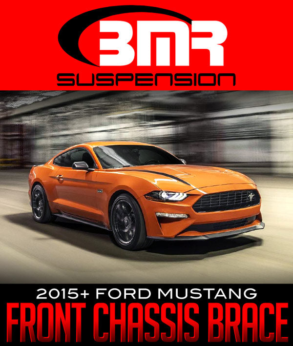 BMR SUSPENSION SUBFRAME FRONT CHASSIS BRACE: 2015+ FORD MUSTANG