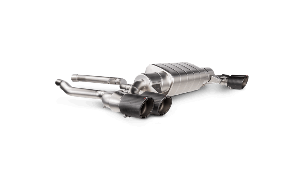 Akrapovic 20-22 BMW M340i (G20, G21) Slip-On Line (Titanium) (Requires BMW Part #18308686640)