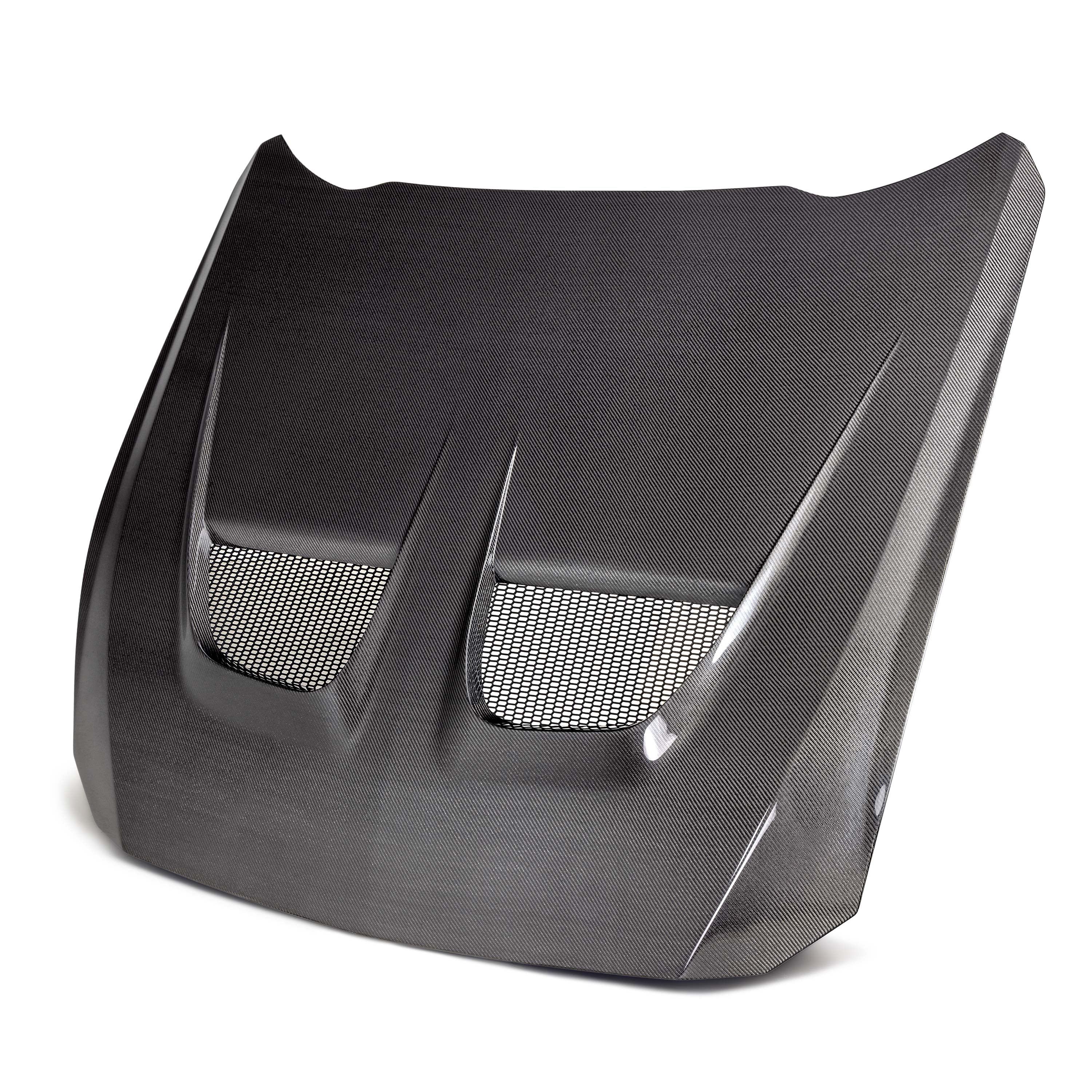 Type-GTD carbon fiber hood for 2024 Ford Mustang