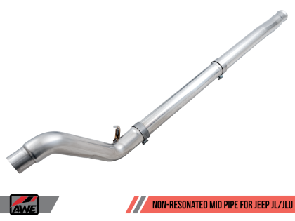 AWE Non-Resonated Mid Pipe for Jeep JL/JLU 2.0T