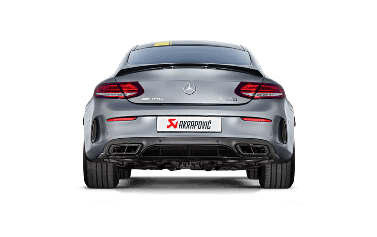 Akrapovic 16-17 AMG C63 Coupe Evolution Line Cat Back (Titanium) w/ Carbon Tips (Req. Link Pipe)