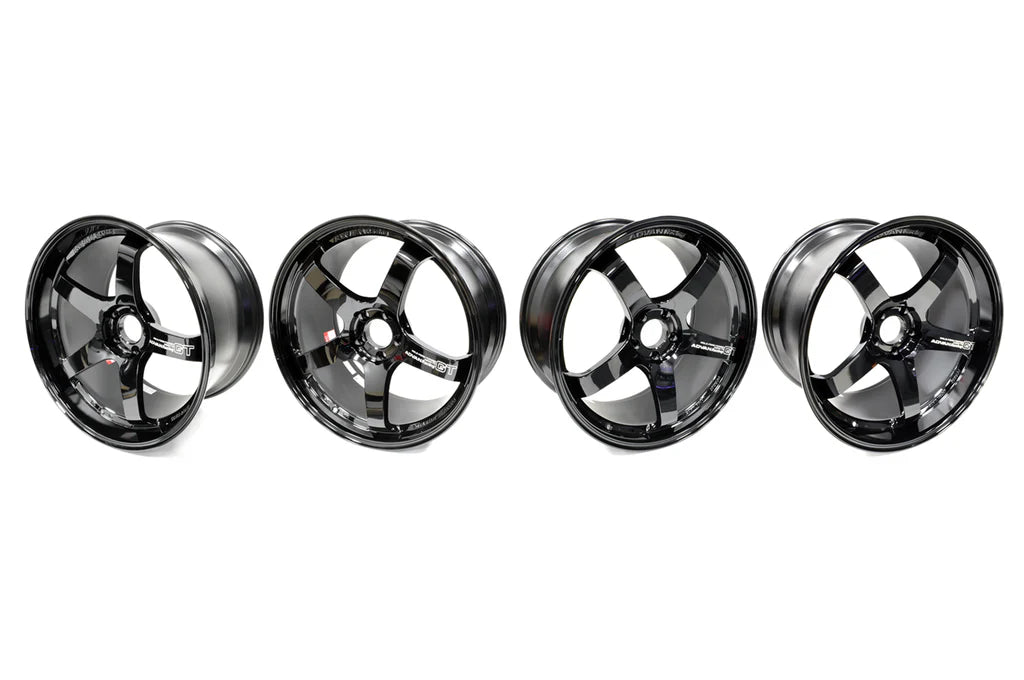 Advan GT Wheels Set of 4 Gloss Black for R35 GTR