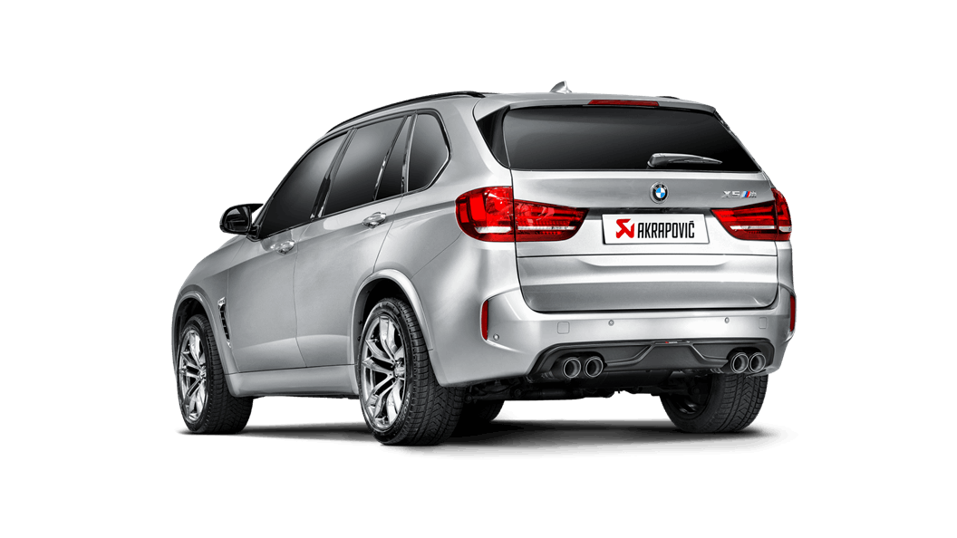 Akrapovic 15+ BMW X5M (F85) Evolution Line Cat Back (Titanium) w/ Carbon Tips