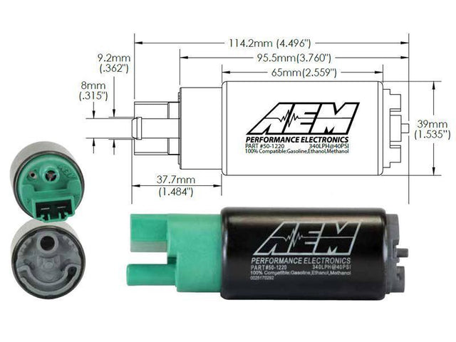 Mitsubishi AEM High Flow Fuel Pump Evo X 2008-2015