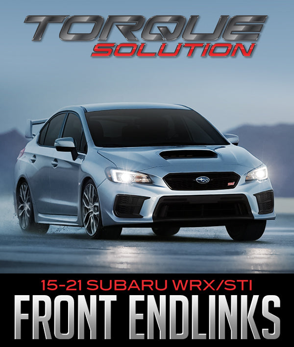 TORQUE SOLUTION URETHANE FRONT ENDLINKS: 2015–2021 SUBARU WRX/STI - 0