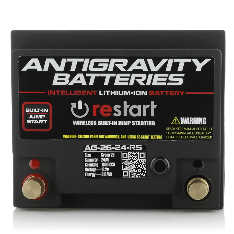 Antigravity Group 26 Lithium Car Battery w/Re-Start