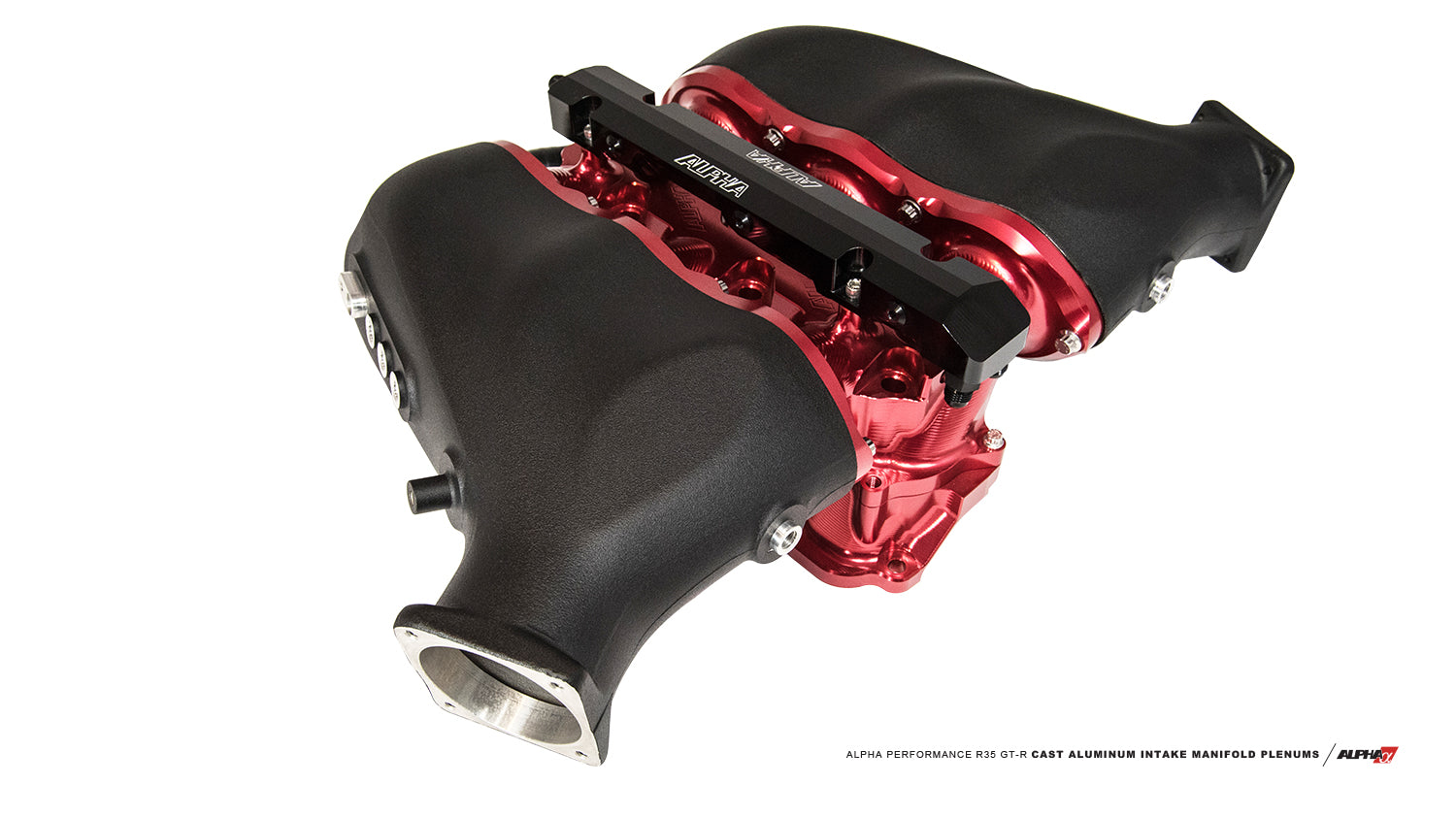 ALPHA PERFORMANCE R35 GT-R INTAKE MANIFOLD WITH CAST ALUMINUM PLENUMS