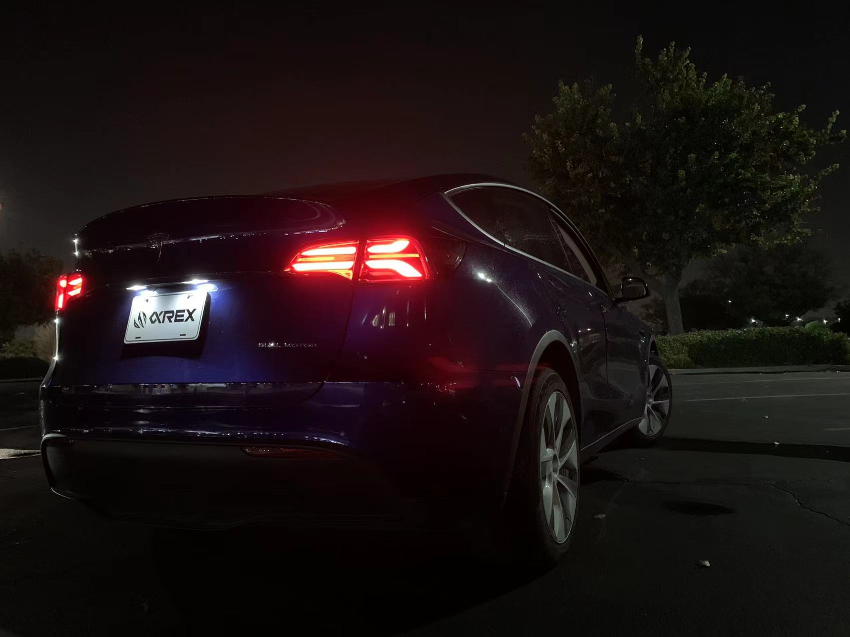 17-22 Tesla Model 3 / 20-22 Model Y (Without Stock Amber Turn Signal) PRO-Series LED Tail Lights Jet Black