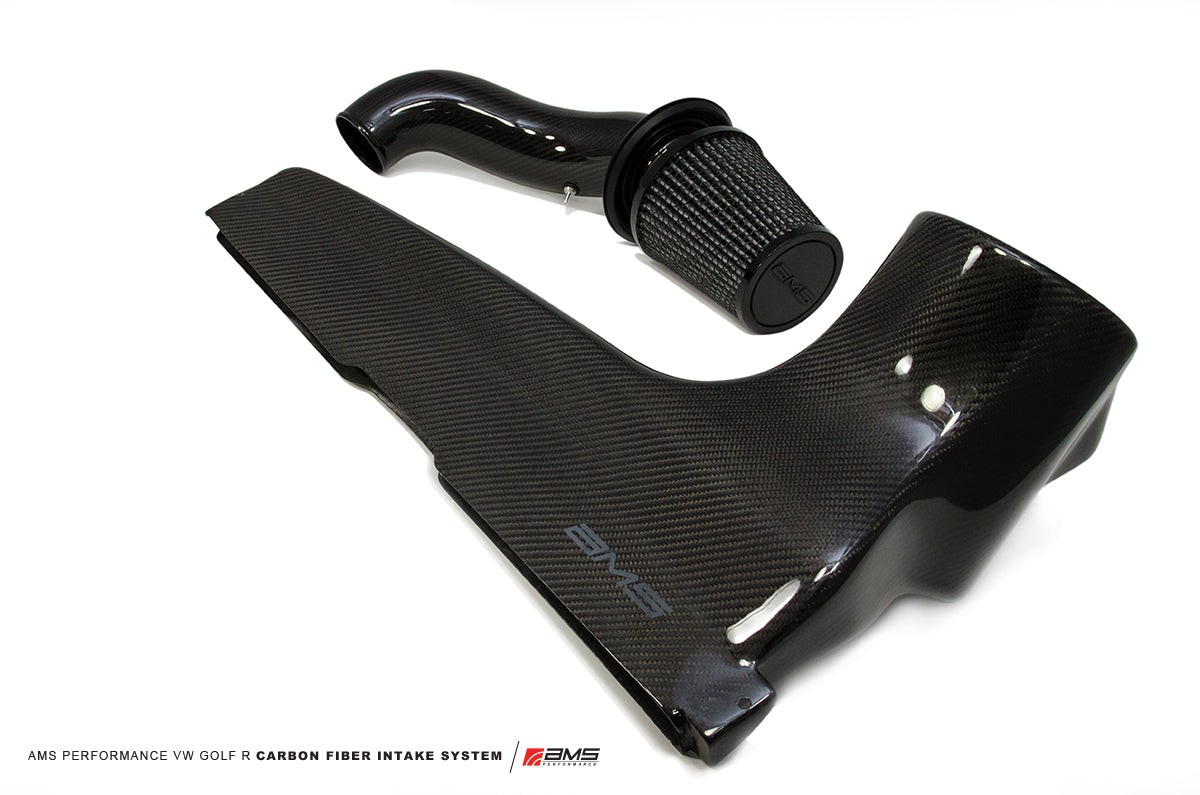 AMS Performance 2015+ VW Golf R MK7 Carbon Fiber Intake System