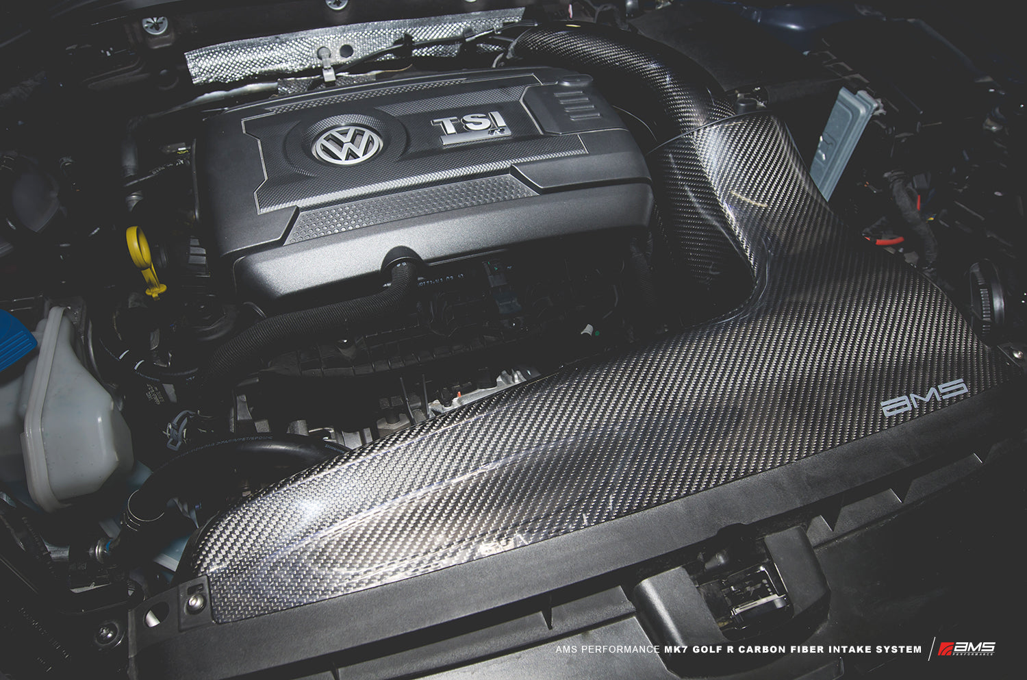 AMS Performance 2015+ VW Golf R MK7 Carbon Fiber Intake System