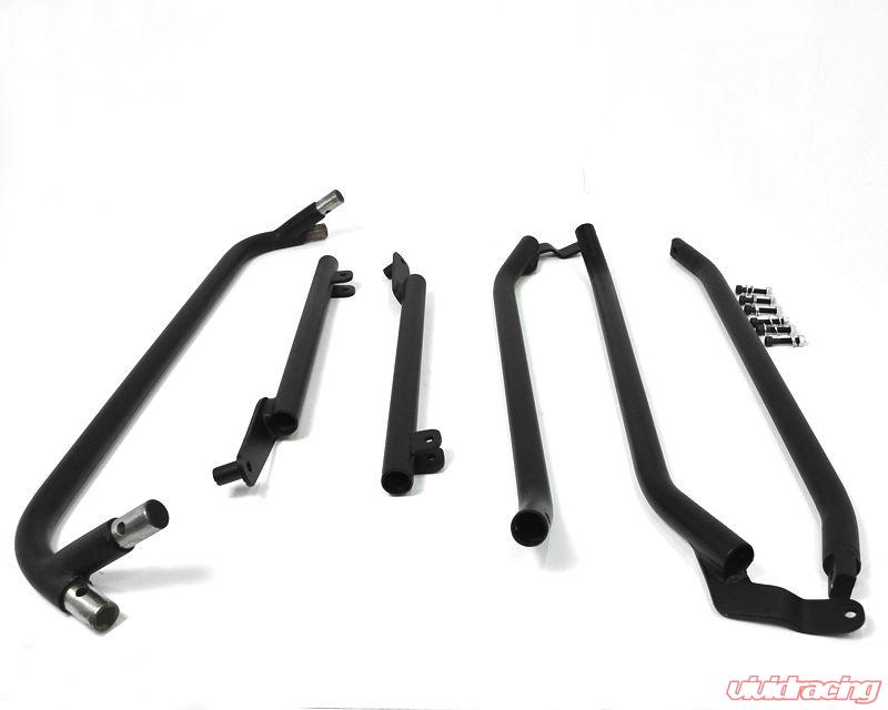 VR Performance Matte Black Harness Bar Roll Bar Bolt-in Porsche 991 Carrera