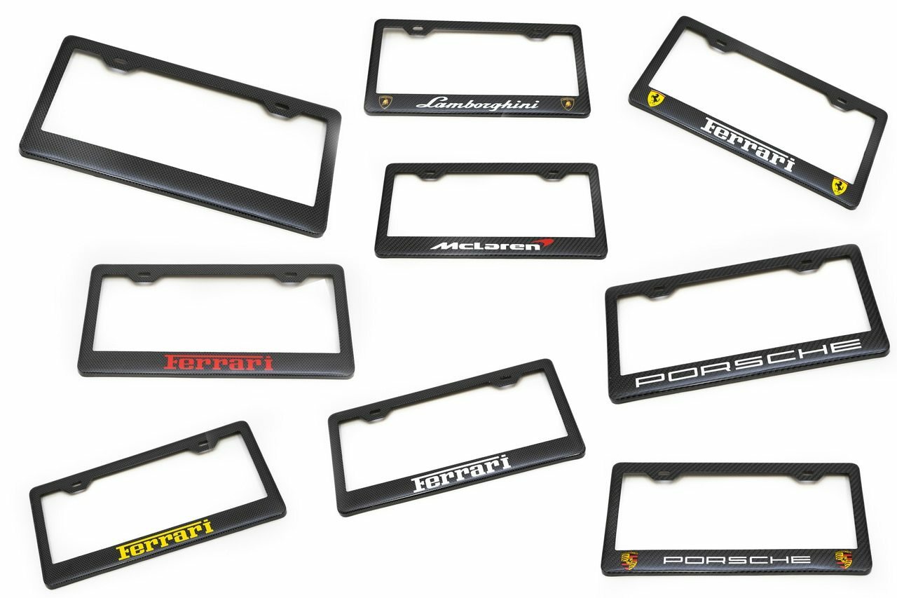 Fabspeed Carbon Fiber License Plate Frames