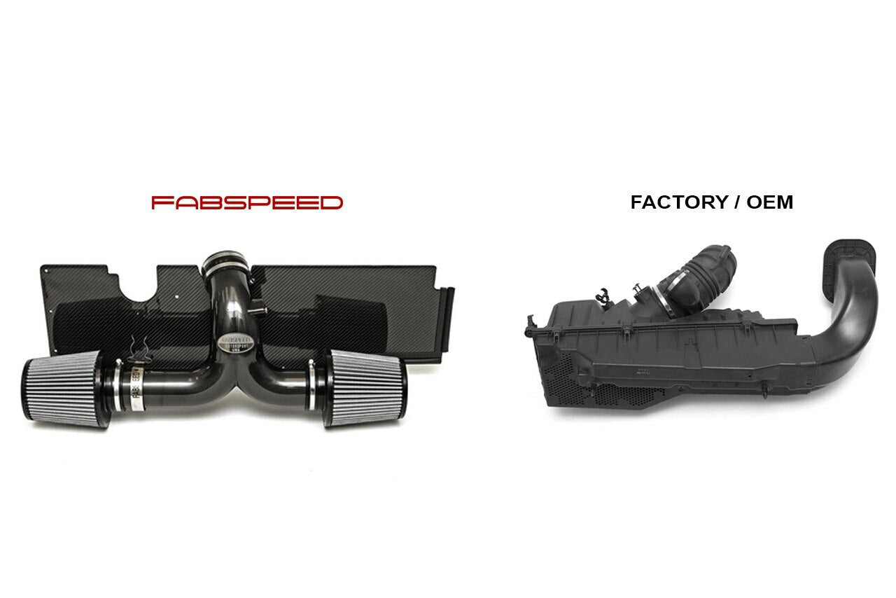 Fabspeed Porsche 996 Carrera Carbon Fiber Competition Air Intake System (2000-2004) - 0