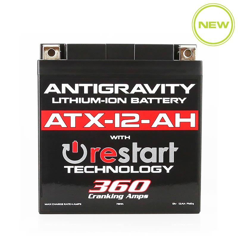 Antigravity YTX12B-BS Lithium Battery w/Re-Start