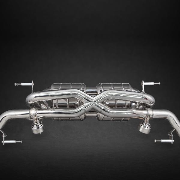 Audi R8 Post-Facelift V8 X-Pipe Exhaust System (Incl. Remote)